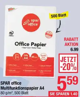 Maximarkt SPAR office Multifunktionspapier A4 Angebot
