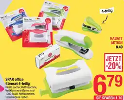Maximarkt SPAR office Büroset Angebot