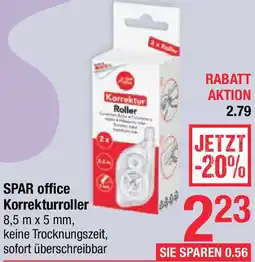 Maximarkt SPAR office Korrekturroller Angebot