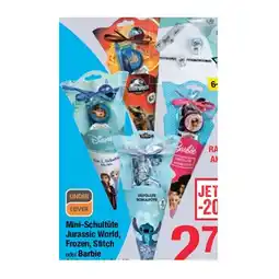 Maximarkt Mini-Schultüte Jurassic World, Frozen, Stitch oder Barbie Maximarkt Angebot