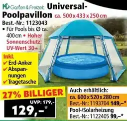 Norma Garten & Freizeit Universal- Poolpavillon Angebot