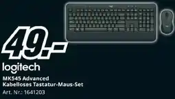Media Markt logitech MK545 Advanced Kabelloses Tastatur-Maus-Set Angebot