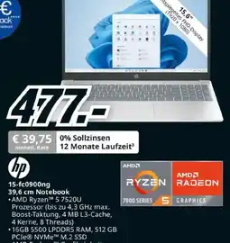 Media Markt hp 15-fc0900ng 39,6 cm Notebook Angebot
