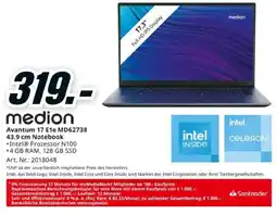 Media Markt medion Avantum 17 E1e MD62738 Notebook Angebot