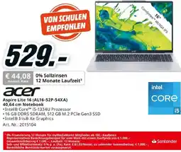 Media Markt acer Aspire Lite 16 (AL16-52P-54XA) Notebook Angebot