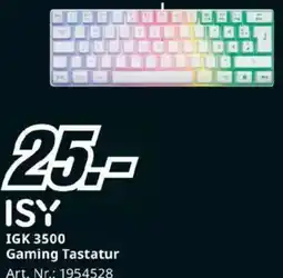 Media Markt ISY IGK 3500 Gaming Tastatur Angebot