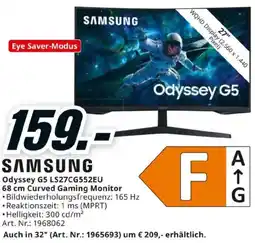 Media Markt SAMSUNG Odyssey G5 LS27CG552EU Curved Gaming Monitor Angebot