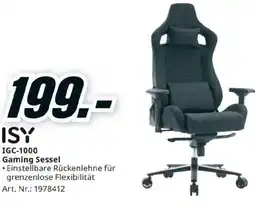 Media Markt ISY IGC-1000 Gaming Sessel Angebot