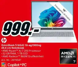 Media Markt hp OmniBook 5 NGAI 16-ag1900ng Notebook Angebot