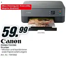 Media Markt Canon PIXMA TS53501 Drucker Angebot