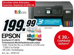 Media Markt EPSON EcoTank ET-2875 Tintentank-Multifunktionsdrucker Angebot