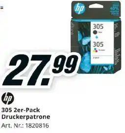 Media Markt hp 305 2er-Pack Druckerpatrone Angebot