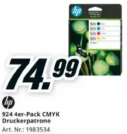 Media Markt hp 924 CMYK Druckerpatrone Angebot