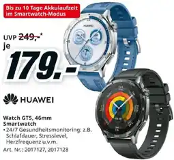 Media Markt HUAWEI Watch GT5, 46mm Smartwatch Angebot