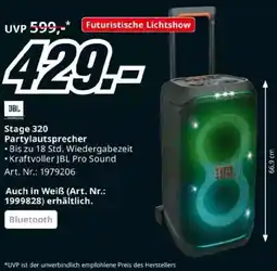 Media Markt JBL Stage 320 Partylautsprecher Angebot