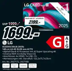 Media Markt LG 4K OLED evo TV Angebot