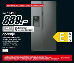 Media Markt gorenje Side by Side, Kühl- und Gefrierkombination Angebot