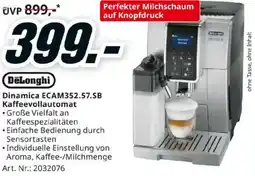 Media Markt DeLonghi Dinamica ECAM352.57.SB Kaffeevollautomat Angebot