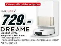 Media Markt DREAME L40S PRO ULTRA Saug- und Wischroboter Angebot