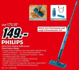Media Markt PHILIPS XV5113/01 OneUp 5000 Series Elektrischer Mopp Angebot