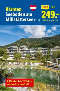 Lidl Reisen Kärnten Seeboden am Millstättersee Angebot