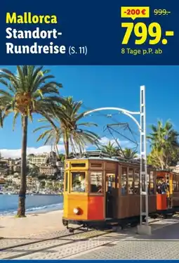Lidl Reisen Mallorca Standort Rundreise Angebot
