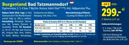 Lidl Reisen Burgenland Bad Tatzmannsdorf Angebot