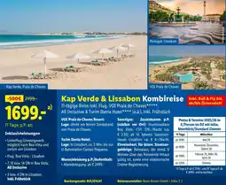Lidl Reisen Kap Verde & Lissabon Kombireise Angebot