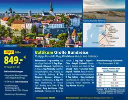 Lidl Reisen Baltikum Große Rundreise Angebot