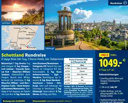 Lidl Reisen Schottland Rundreise Angebot