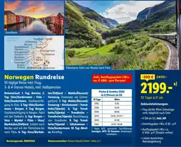 Lidl Reisen Norwegen Rundreise Angebot