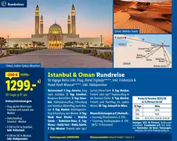 Lidl Reisen Istanbul & Oman Rundreise Angebot