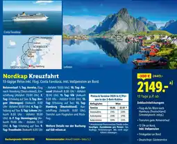 Lidl Reisen Nordkap Kreuzfahrt Angebot