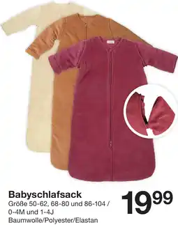 Zeeman Babyschlafsack Angebot