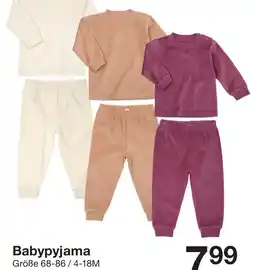Zeeman Babypyjama Angebot