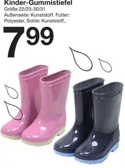 Zeeman Kinder-Gummistiefel Angebot