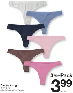 Zeeman Damenstring Angebot
