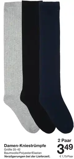 Zeeman Damen-Kniestrümpfe Angebot
