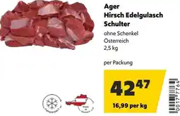 Eurogast Grissemann Ager Hirsch Edelgulasch Schulter Angebot