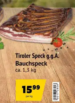 Eurogast Grissemann Tiroler Speck g.g.A. Bauchspeck Angebot