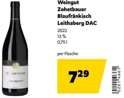 Eurogast Grissemann Weingut Zehetbauer Blaufränkisch Leithaberg DAC Angebot