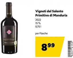 Eurogast Grissemann Vigneti del Salento Primitivo di Manduria Angebot