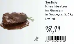 Eurogast Grissemann Systine Hirschbraten im Ganzen Angebot