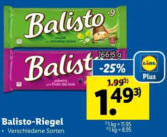 Lidl Balisto Riegel Angebot