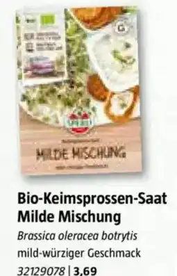 Bauhaus Bio-Keimsprossen-Saat Milde Mischung Angebot