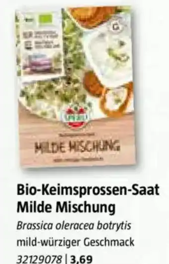 Bauhaus Bio-Keimsprossen-Saat Milde Mischung Angebot