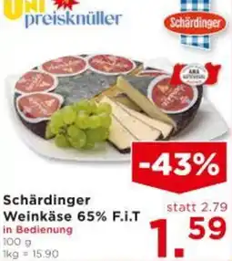 Unimarkt Schärdinger Weinkäse 65% F.i.T Angebot