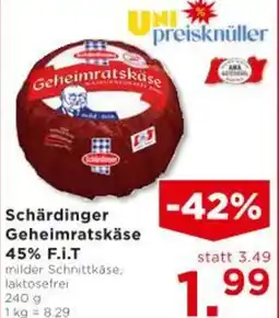 Unimarkt Schärdinger Geheimratskäse 45% F.i.T Angebot