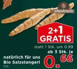 Unimarkt natürlich für uns Bio Salzstangerl Angebot