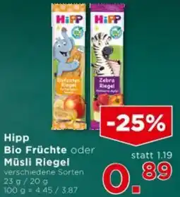 Unimarkt Hipp Bio Früchte oder Müsli Riegel Angebot